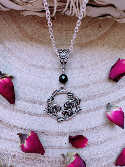 Midnight Boletus Necklace