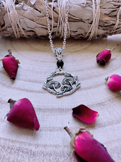 Midnight Boletus Necklace