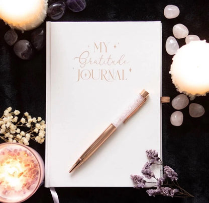 My Gratitude Journal With Rose Quartz Pen