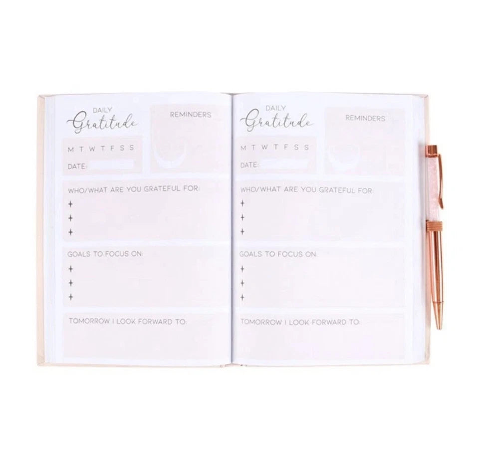 My Gratitude Journal With Rose Quartz Pen