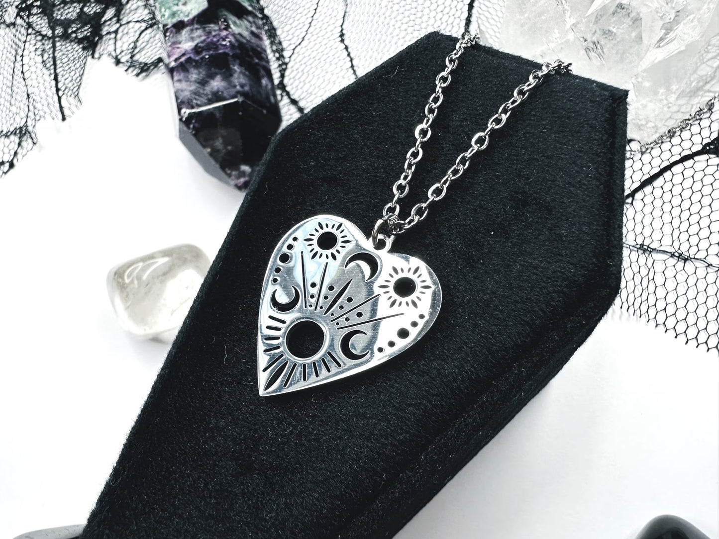 Stainless Steel Ouija Planchette Choker