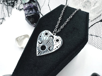 Stainless Steel Ouija Planchette Choker