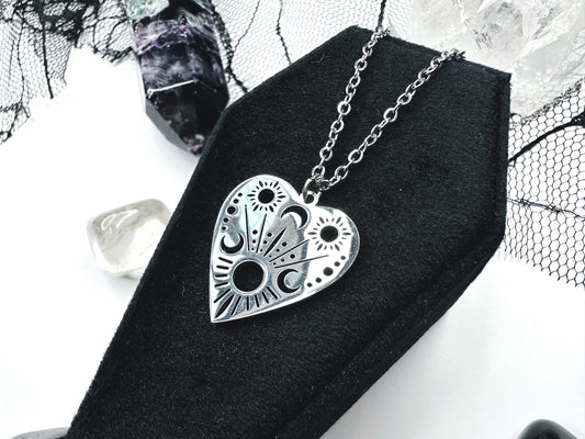 Stainless Steel Ouija Planchette Choker