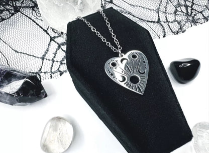 Stainless Steel Ouija Planchette Choker