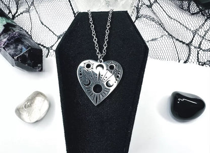 Stainless Steel Ouija Planchette Choker