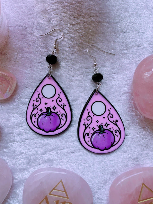 Pumpkin Planchette Earrings