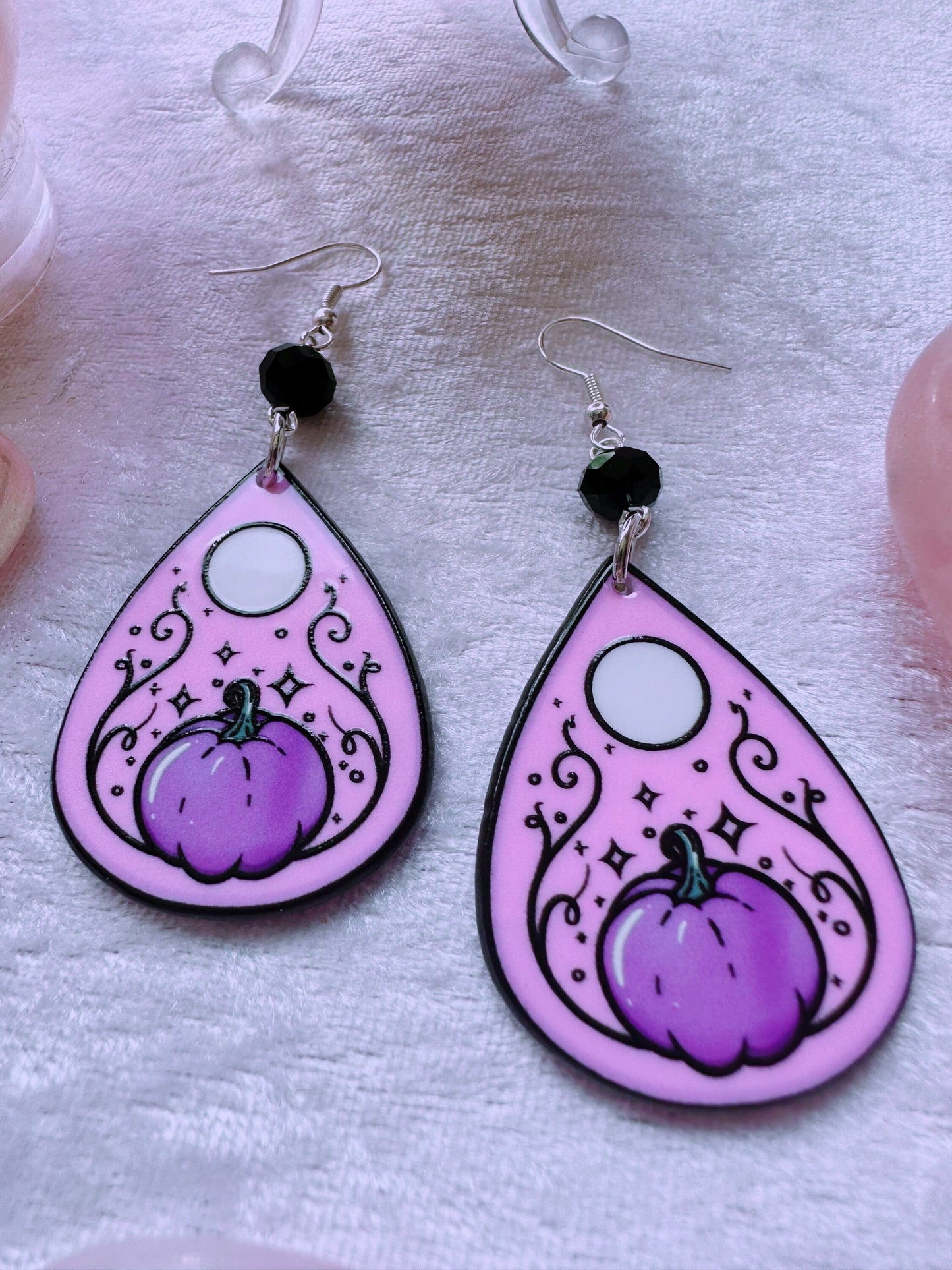 Pumpkin Planchette Earrings