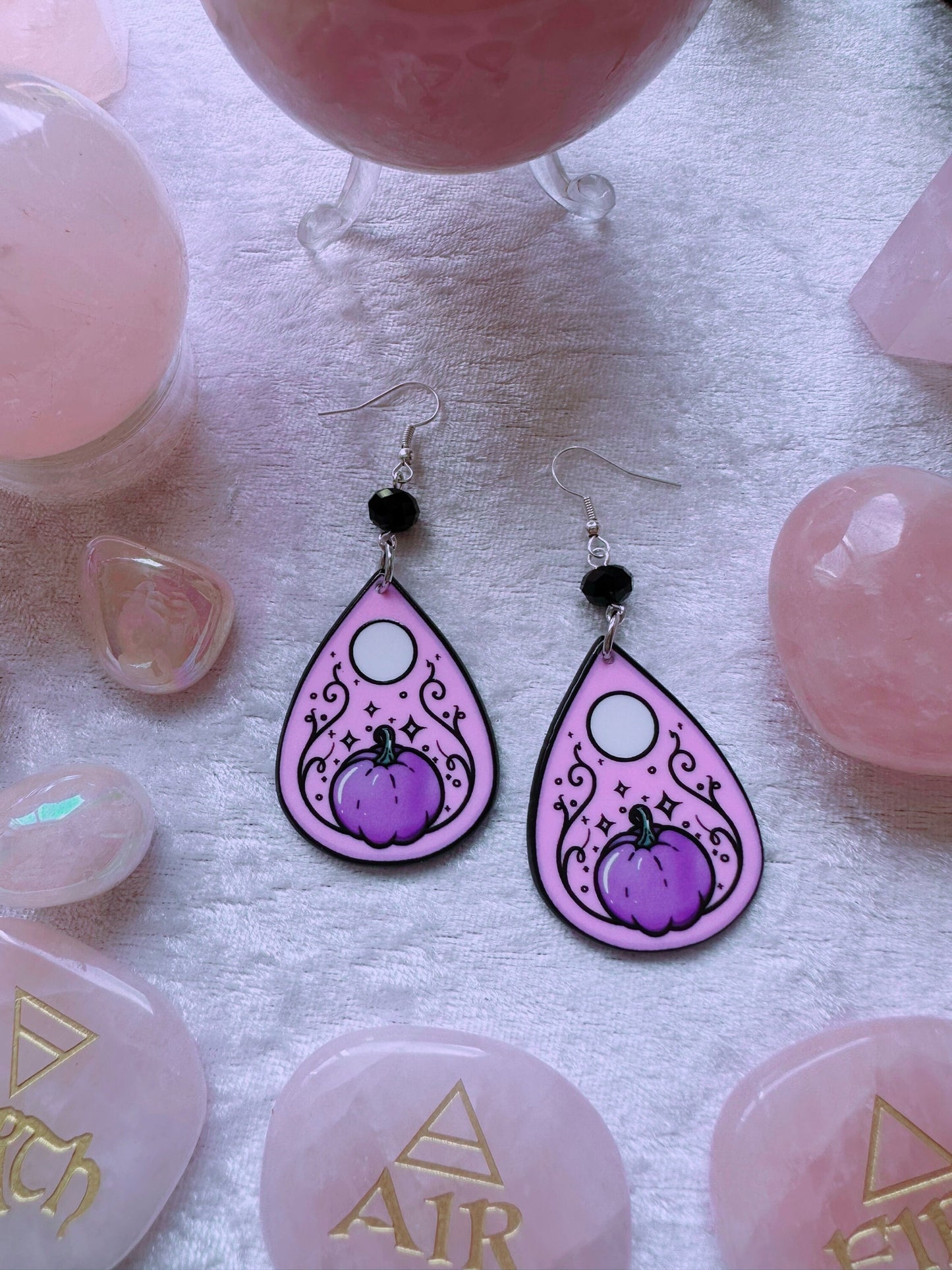 Pumpkin Planchette Earrings