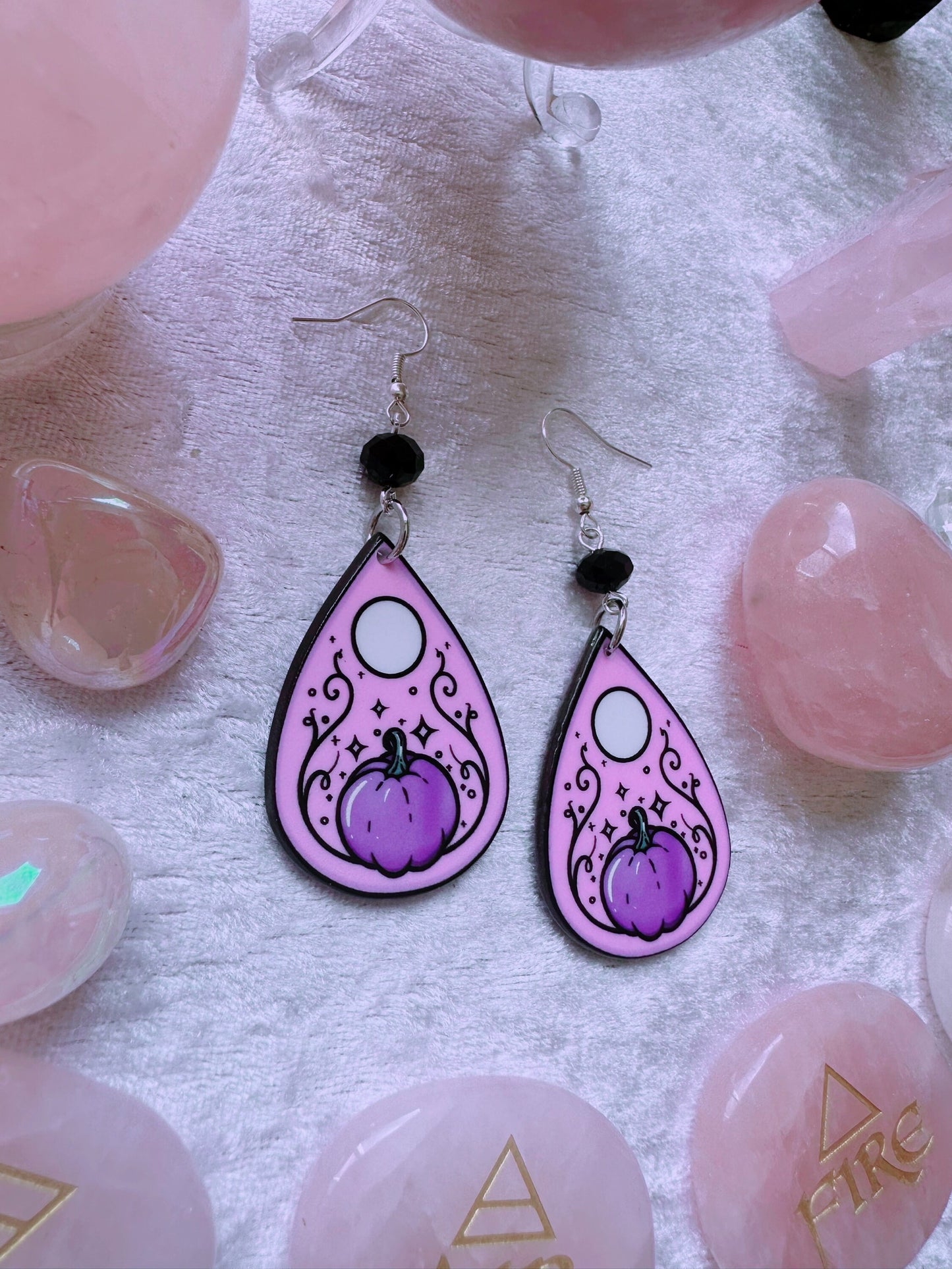 Pumpkin Planchette Earrings