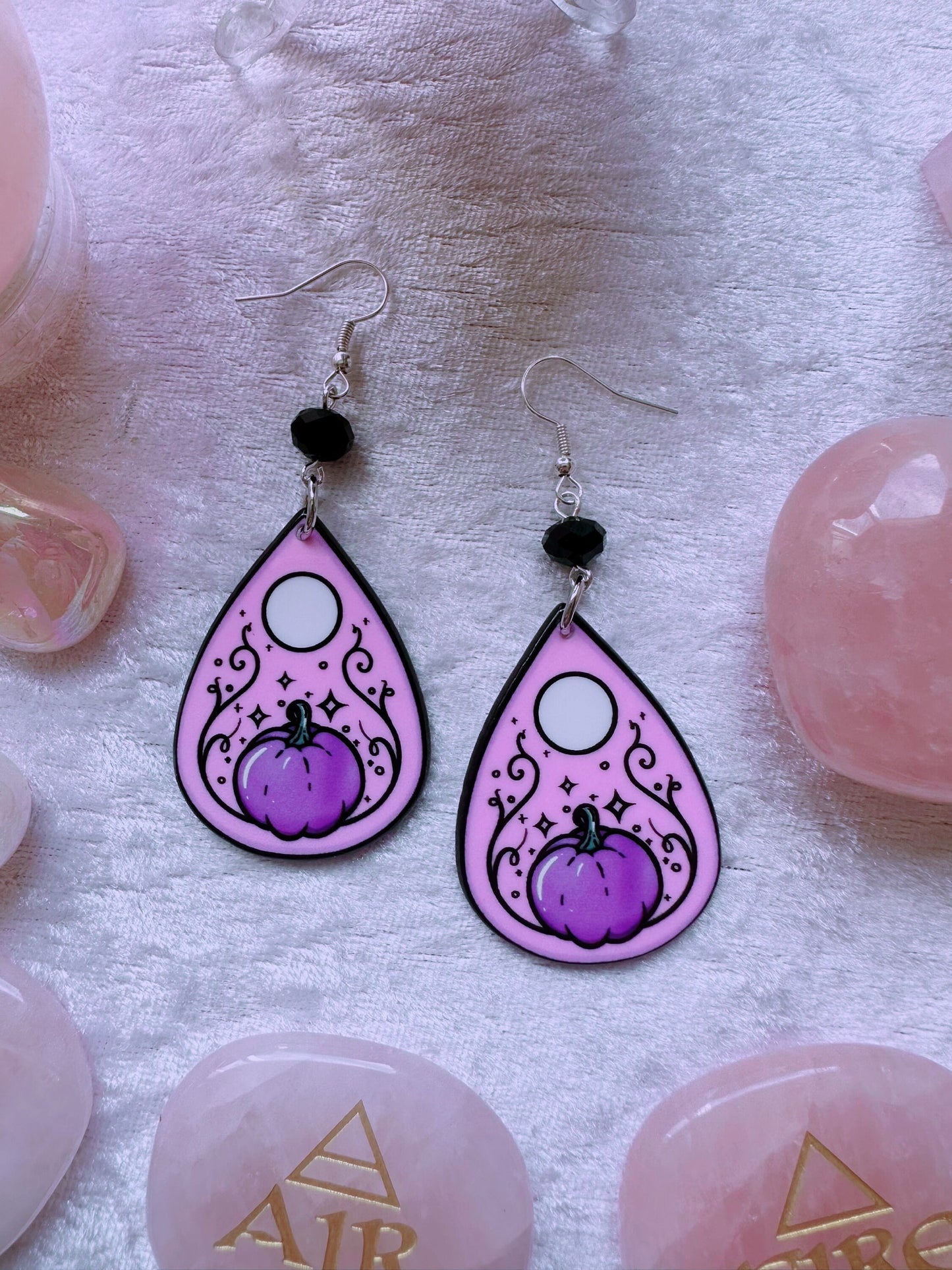 Pumpkin Planchette Earrings