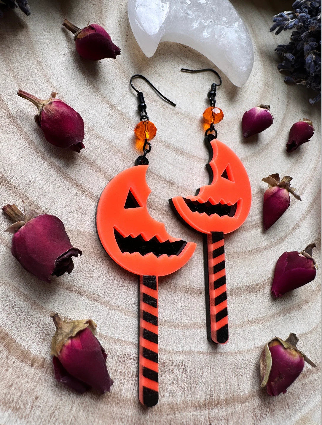 Pumpkin Lollipop Earrings