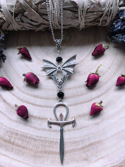 Vampyric Ankh Necklace