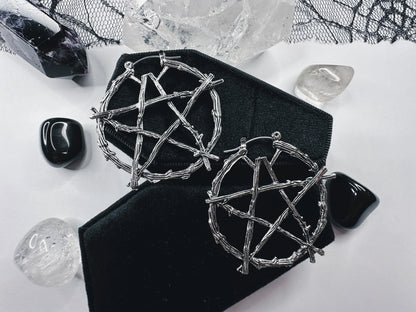 Witch Of The Woods Hoop Earrings